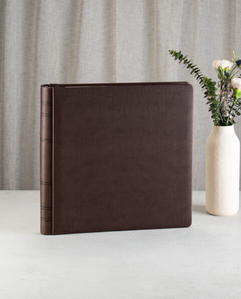 Album Tradycyjny PLENER SMOOTH 33×33 BRĄZOWY SM204
